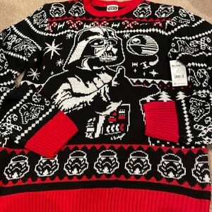 NWT Star Wars holiday sweater, men’s M